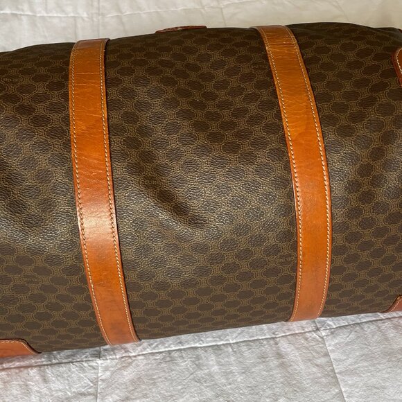 [SOLD] Authentic Céline Brown Coated Canvas Macadam Boston Bag - Picture 5 of 16